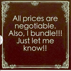 Reasonable offers accepted 😊